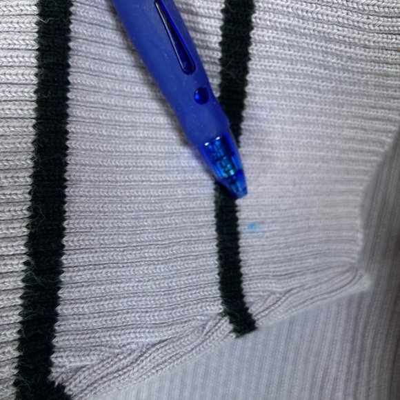 Casual Corner Lavender V-Neck Cardigan Vintage Preppy Cottagecore Y2K - Picture 13 of 14